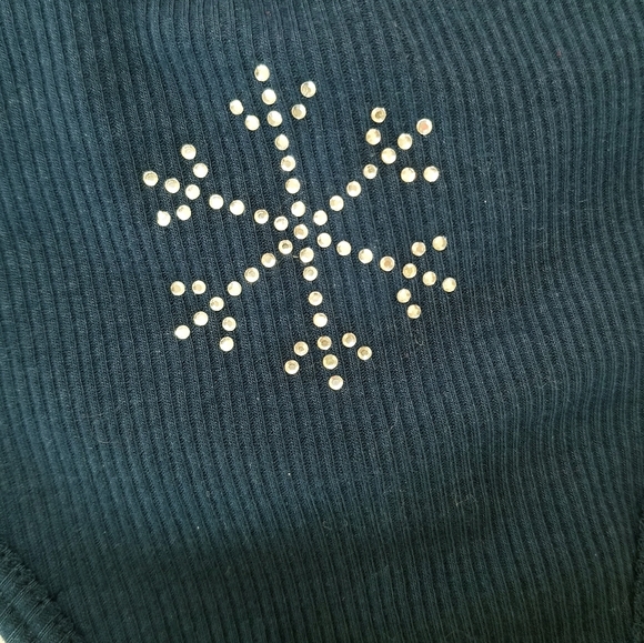 Victoria's Secret PINK Ribbed Cotton Thong Panty w/ Rhinestone Crystal Elements - Picture 6 of 11